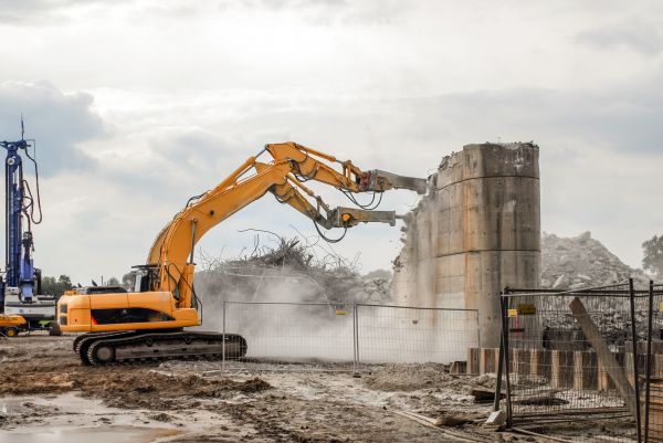 Silo Demolition in Dublin